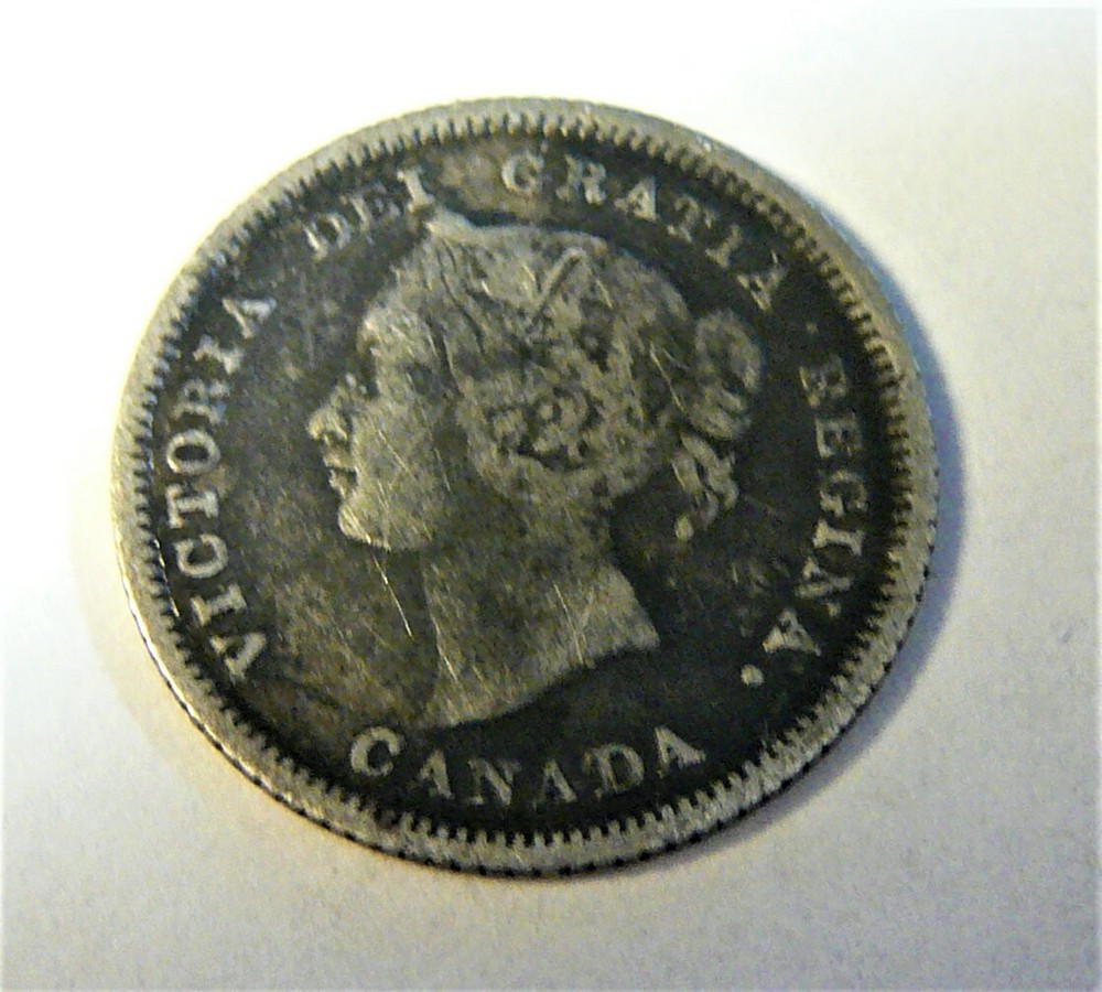 Canada 1881 H Silver 5 cents