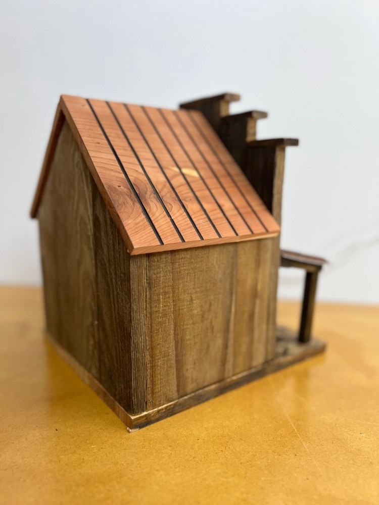Handcrafted Cedar General Store Birdhouse