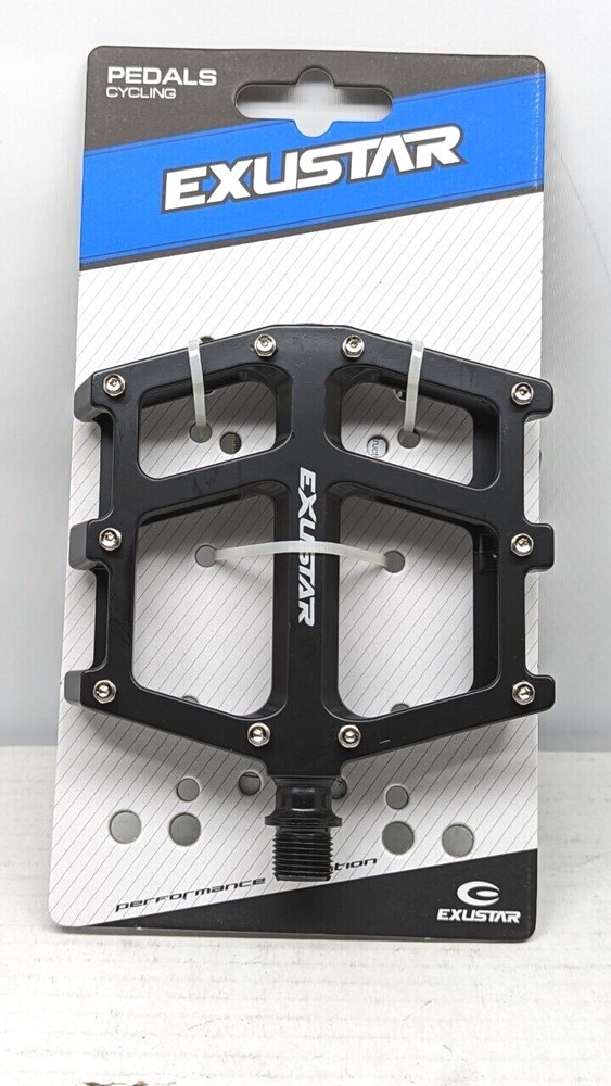 Exustar E-PB73 black sealed platform pedals 9/16