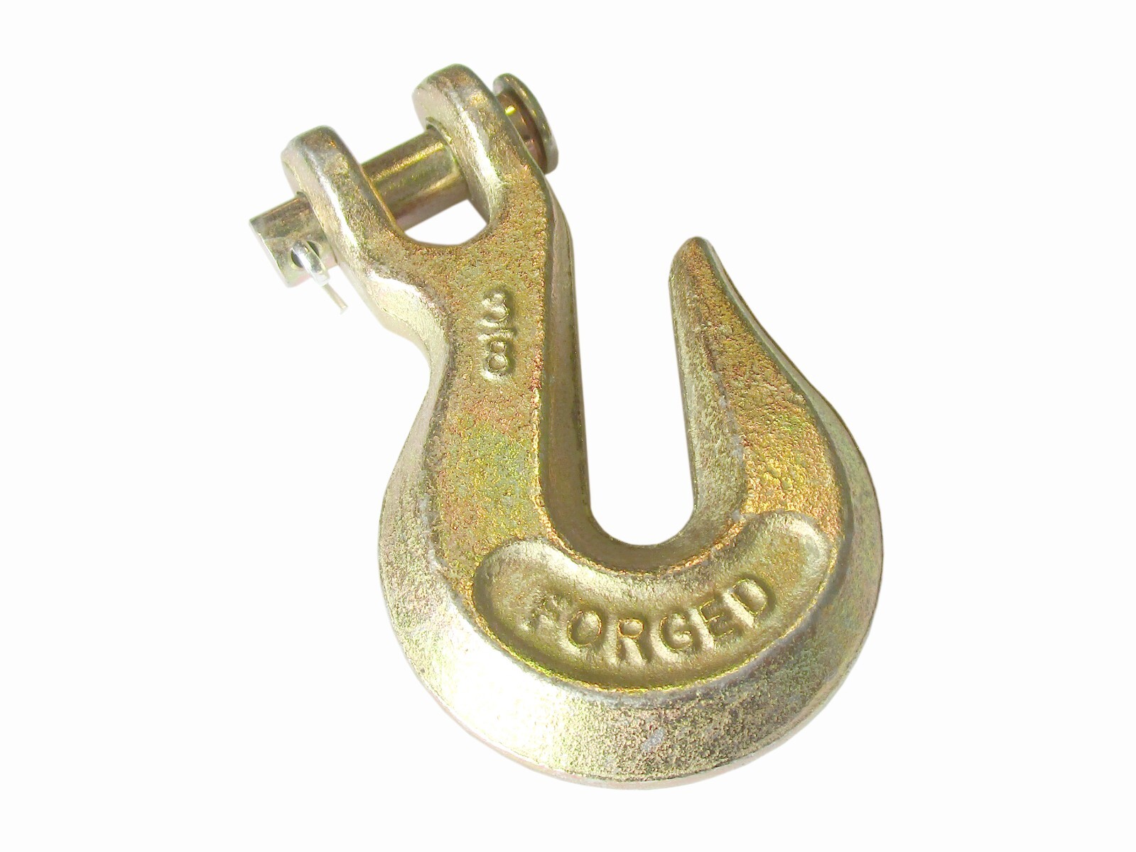 3/8" 5/16" 1/4" Clevis Chain Grab Hook Wrecker Tow Truck Trailer G70 Bulk 10 pcs