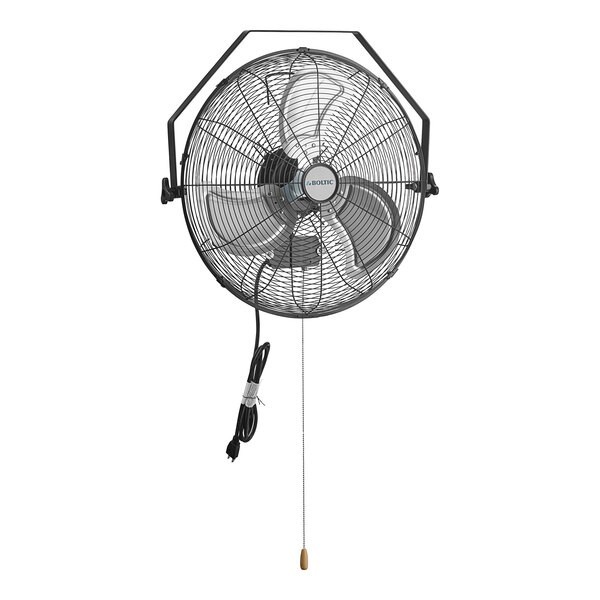Boltic 20" Wall-Mounted 3-Speed Workstation Fan - 3,540-4,680 CFM, 120V