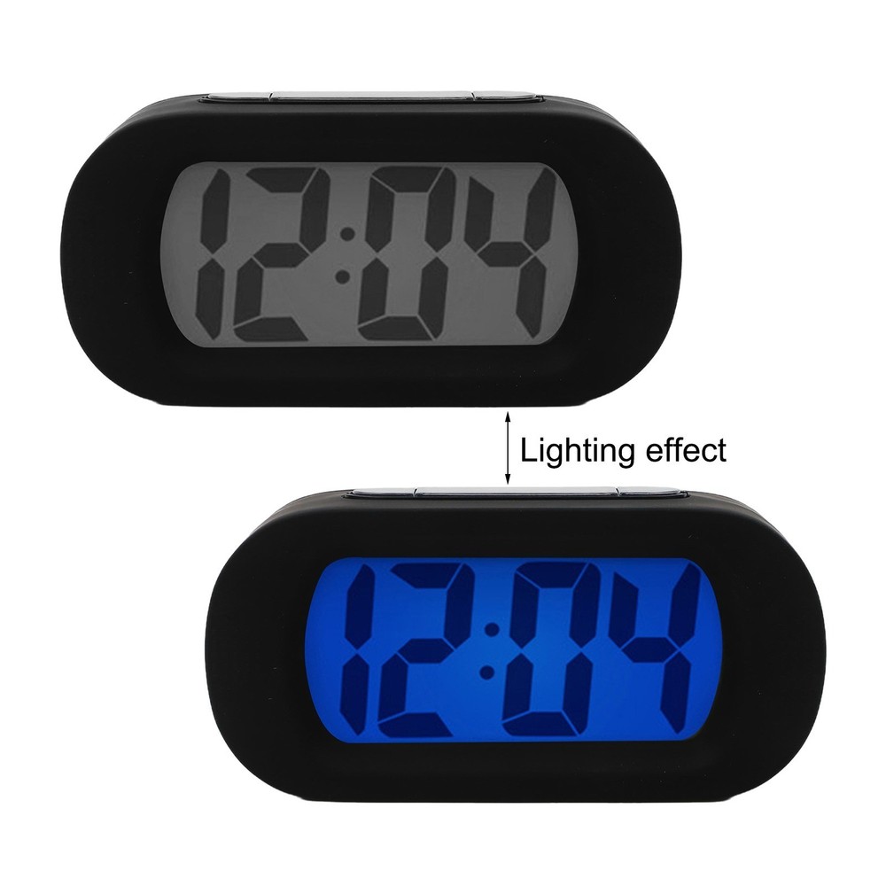 Travel Friendly Digital Clock with Snooze Function and Shockproof Cover