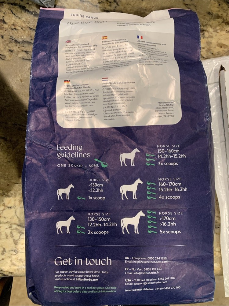 Hilton Herbs Bye Bye Itch Equine Range