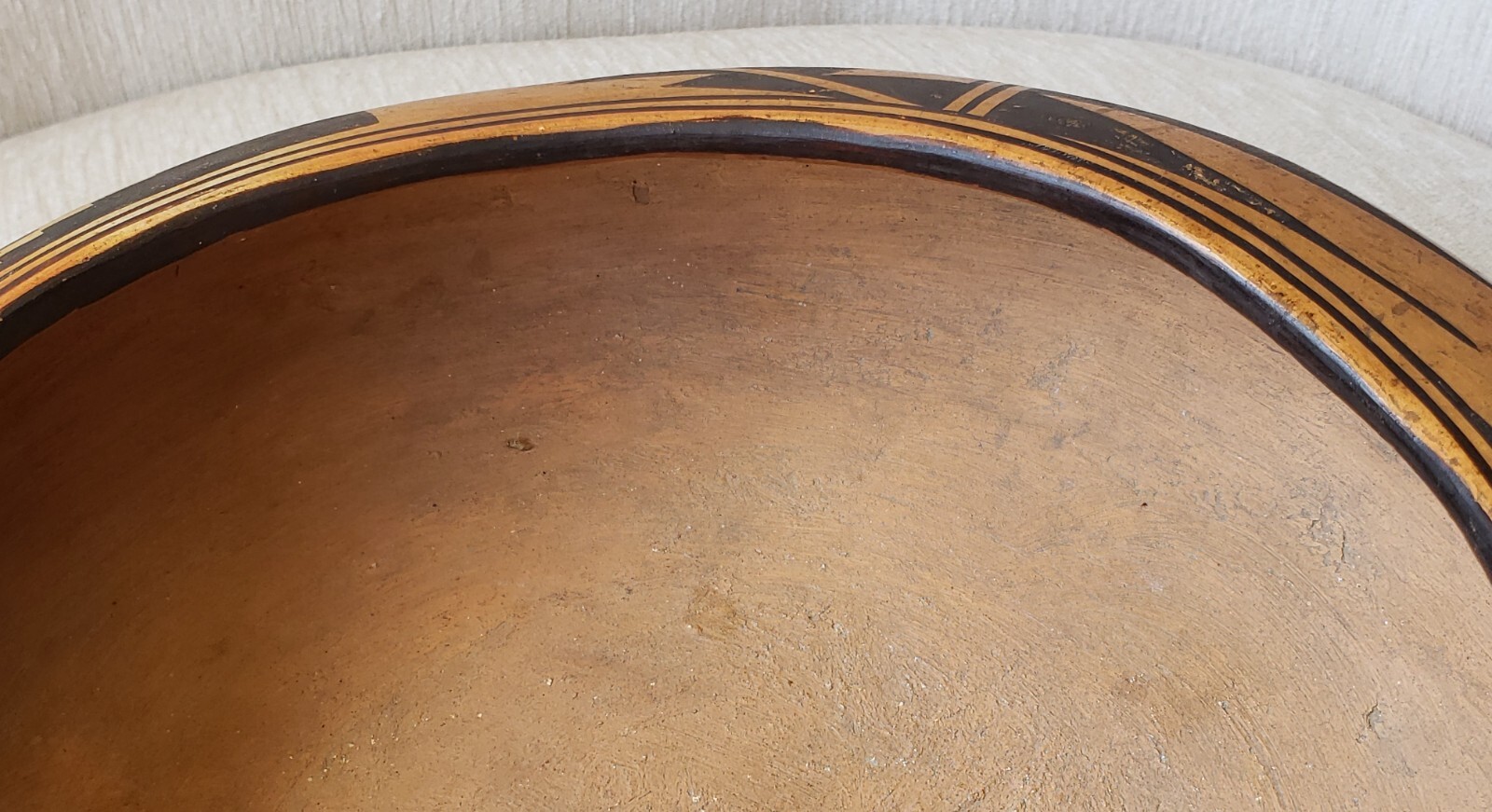 Antique Hopi Pottery Bowl Native American Indian Pot