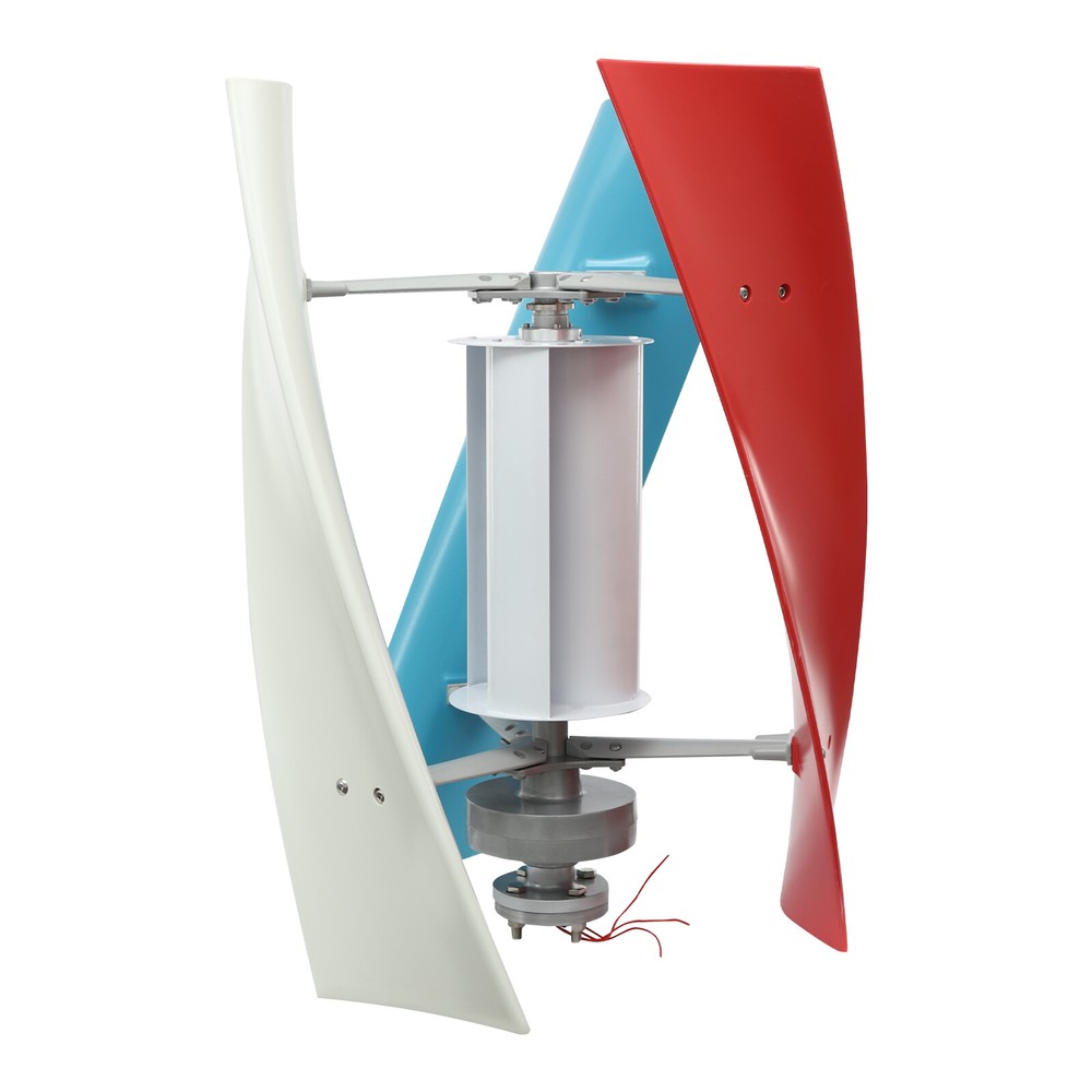 100W 24V Vertical Wind Turbine Generator Helix Wind Generator With Controller