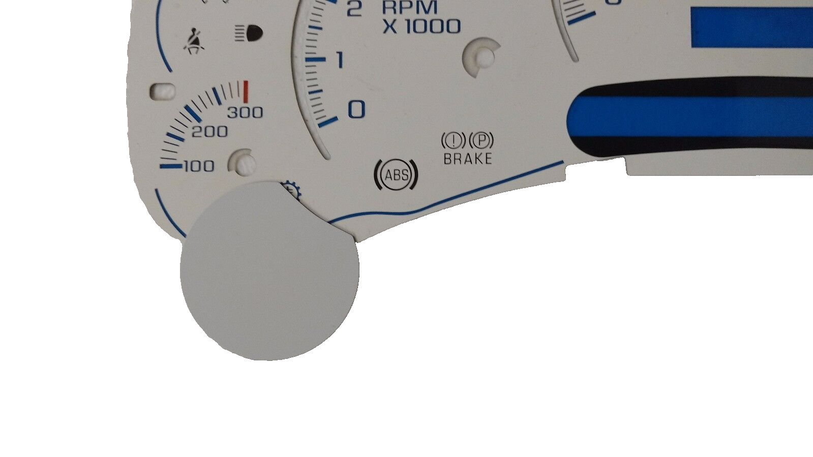 Cadillac Escalade White Gauge Face for Silverado Tahoe 1500 2500 03 04 05 New