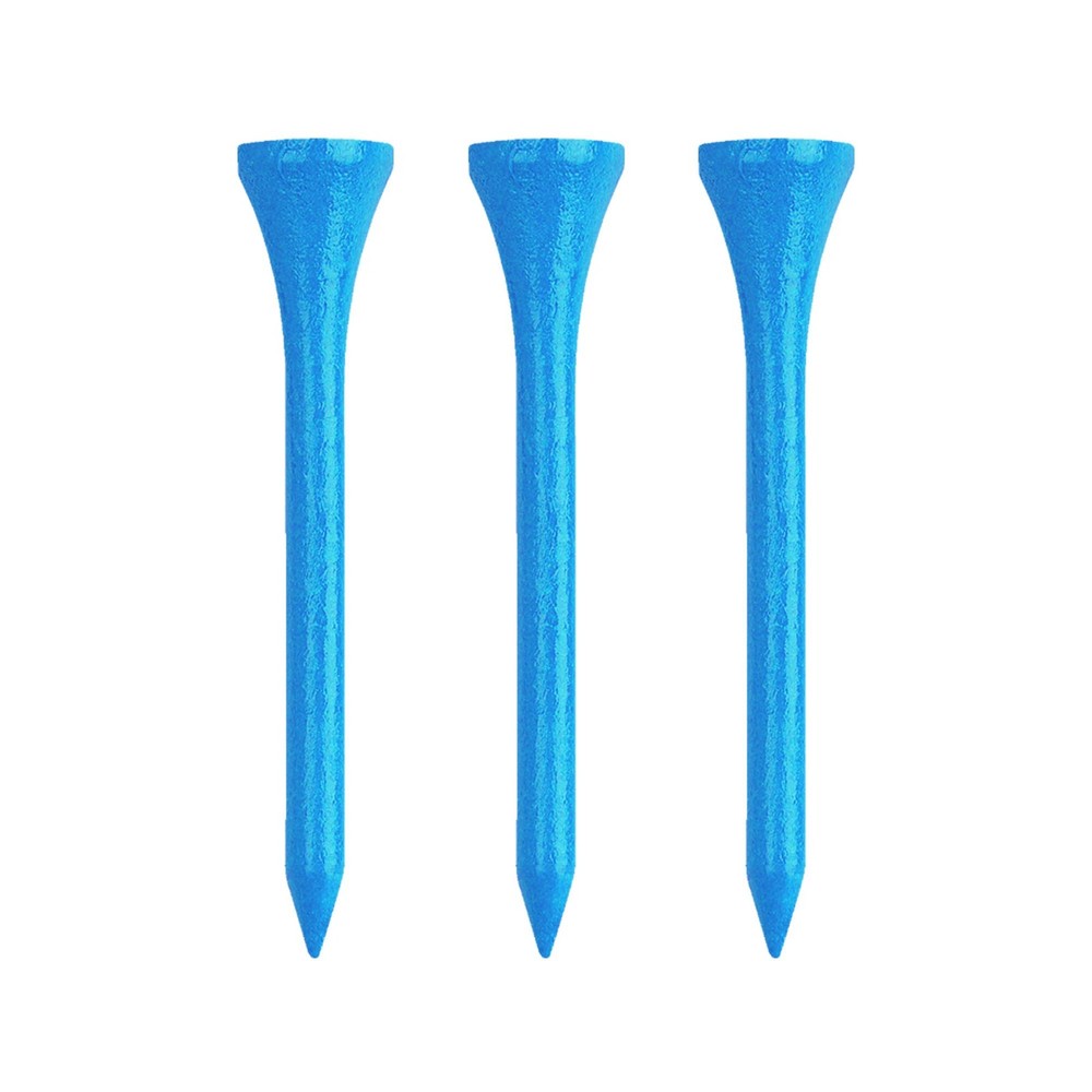 Wood Golf Tees - Light Blue