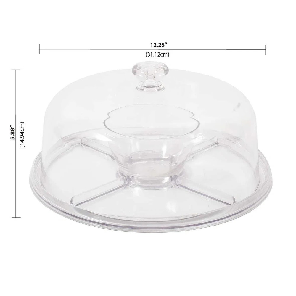 Acrylic Multi-functional 5 in 1 Cake Dome