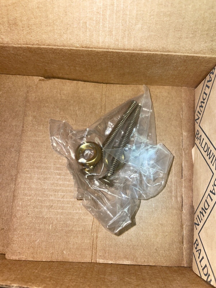 Vintage BALDWIN Polished Solid Bright Brass DOOR KNOCKER Colonial Classic Style