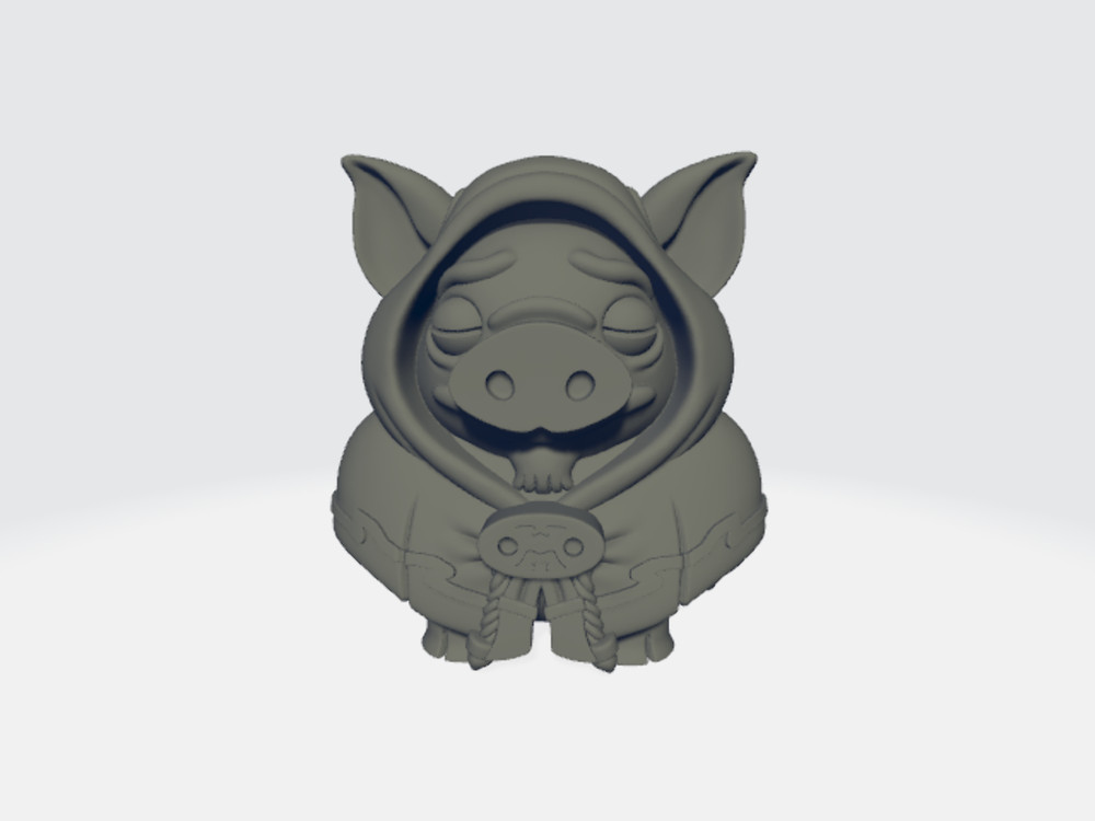 Chibi Tykes - Cleric Pig