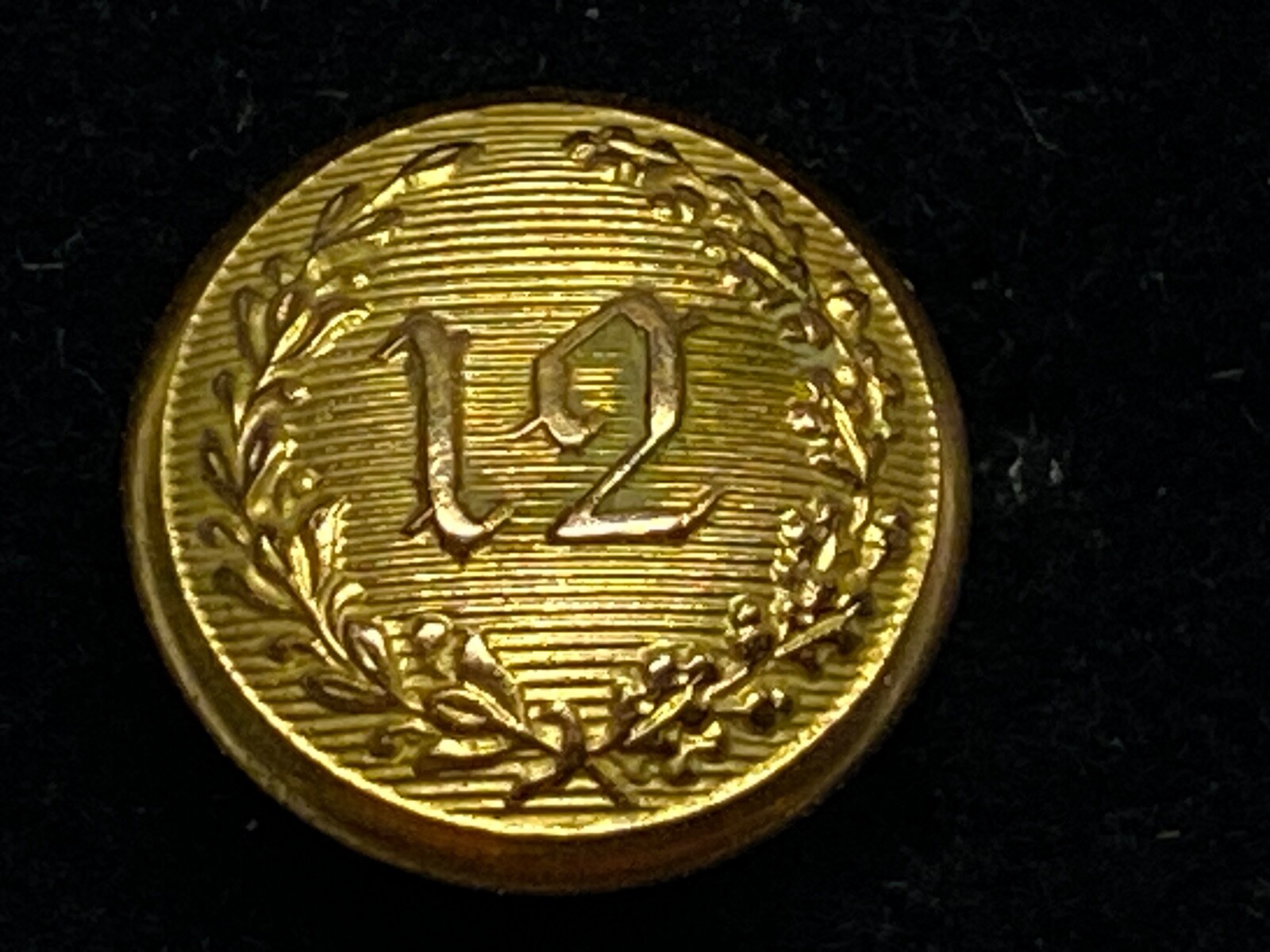 PRE CIVIL WAR, 12th REGIMENT, NEW YORK STATE MILITIA, INDEPENDENCE GUARD, BUTTON