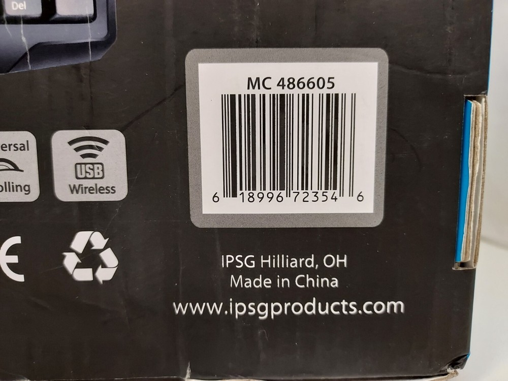 Inland ic210 Wireless Keyboard & Mouse Combo