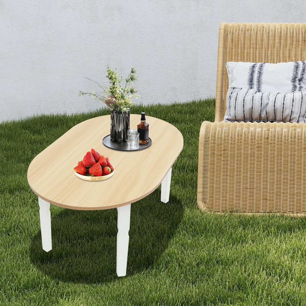 Max 44 lbs Coffee Table 80*48*36cm Foldable Small Table Portable Coffee Table