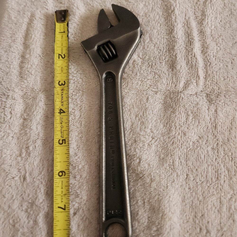 Proto 8" adjustable wrench 708-S - used