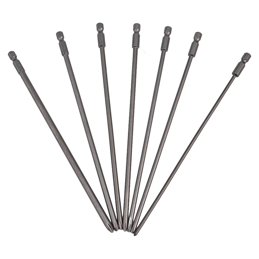Newest Screwdriver Bits 200mm Tool 6.35mm 7Pcs 7Pcs/Set Bits Cross Driver