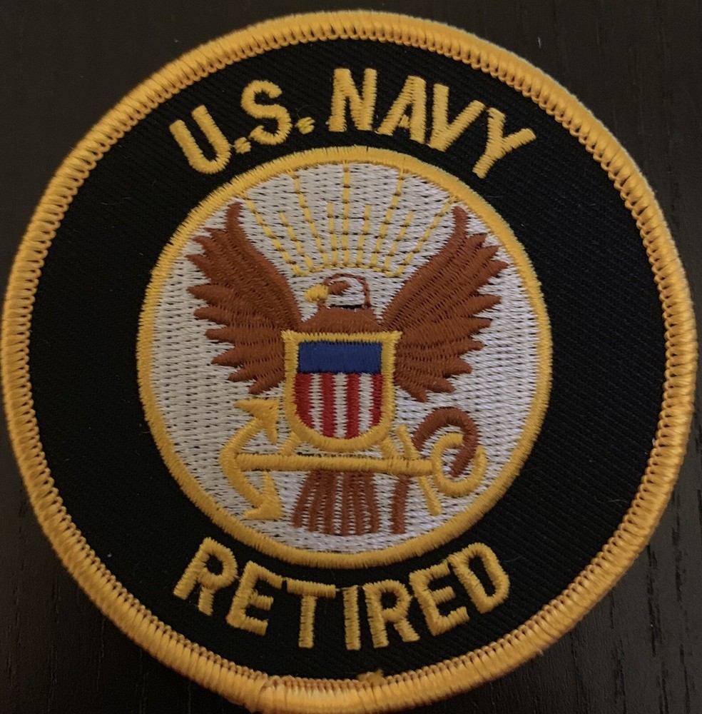 US NAVY RETIRED PATCH