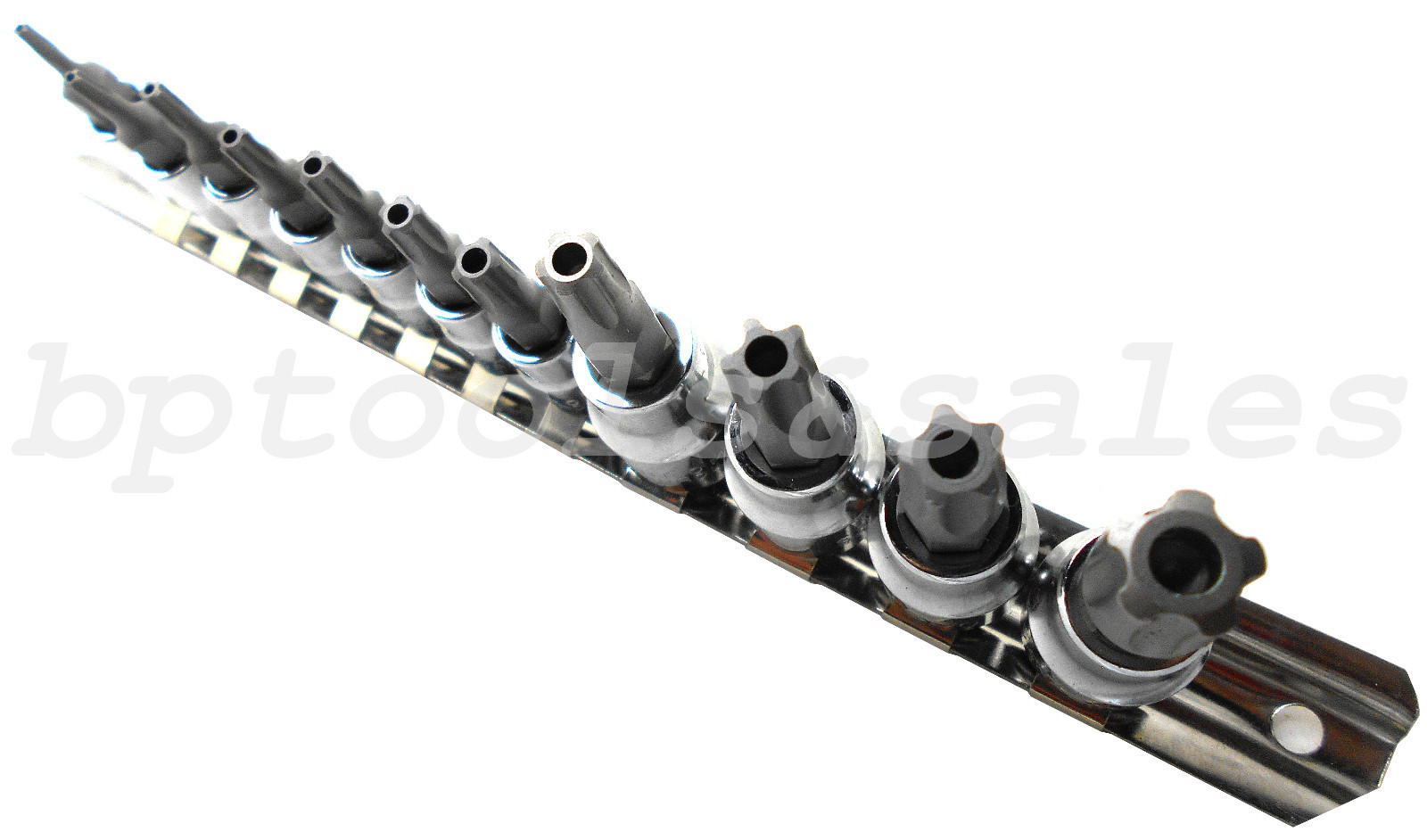 11pc 5-POINT Security Star Bit Socket Set Torx Star Tamper Proof Bits w/ Holder