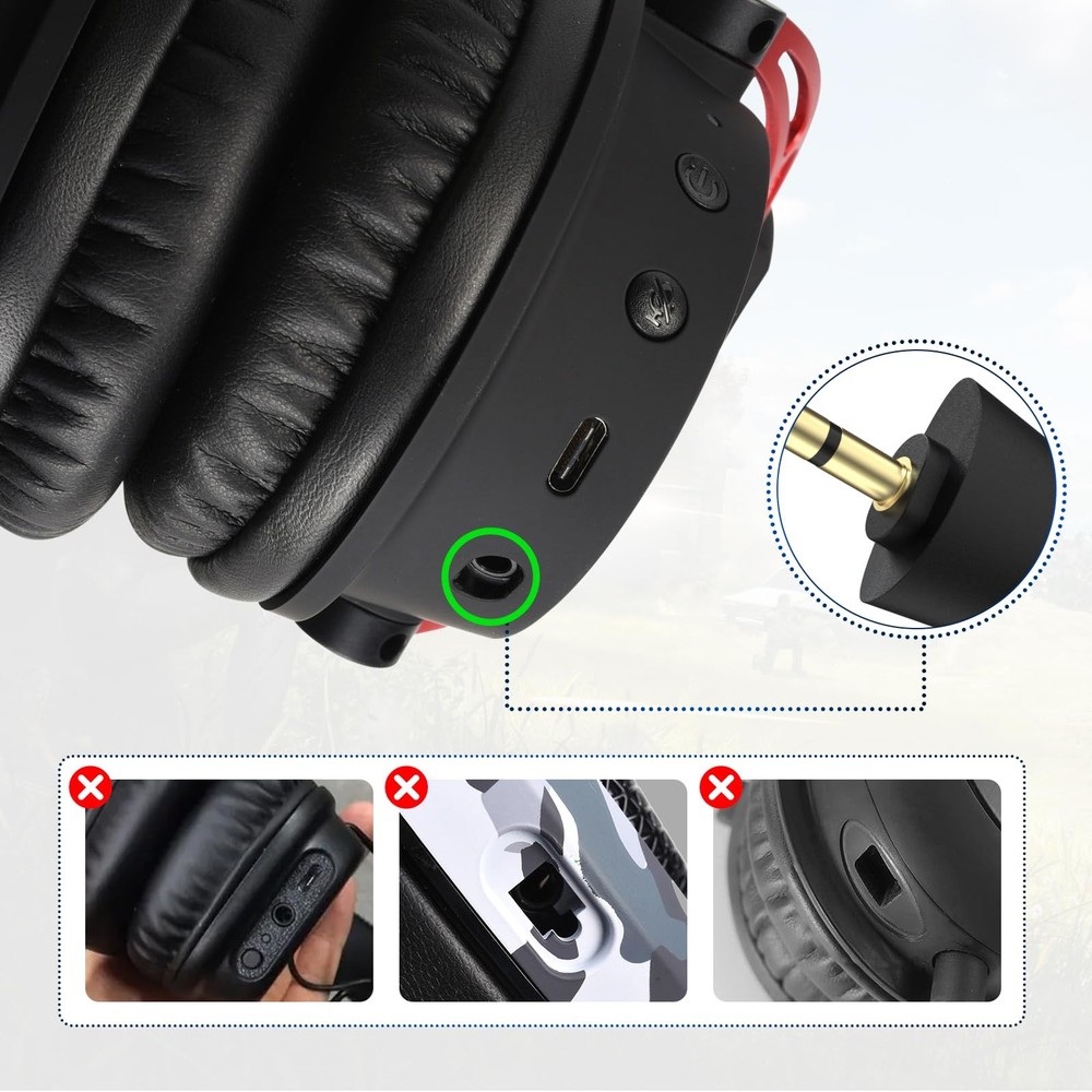 Cloud X Mic with Hyperx Cloud X, Cloud, Cloud II 2nd Version Gaming Headset, ...