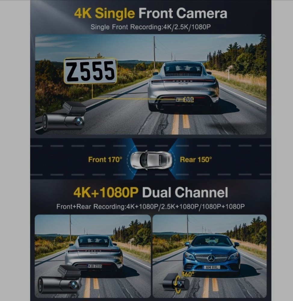 GKU D600 PRO Dashcam