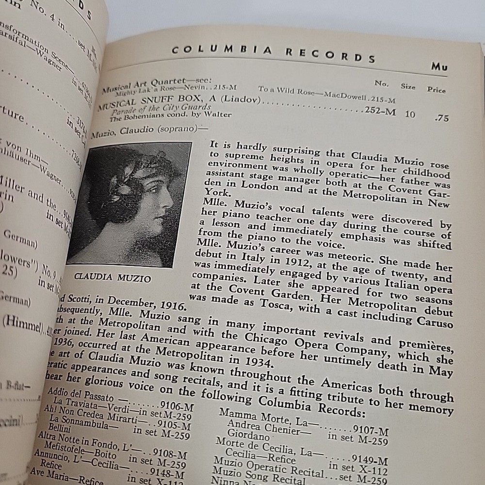 1939 Columbia Records Complete Catalog