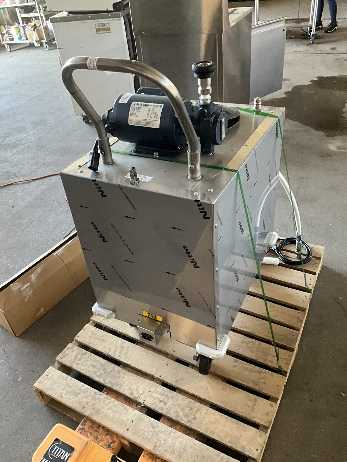 2023 Frontline International 47SS Grease Caddy Heated Grease Oil Filter 47 gal