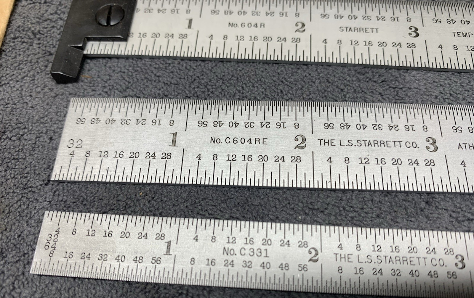 Machinist Tool Lot of 11 Starrett Scales New & Used