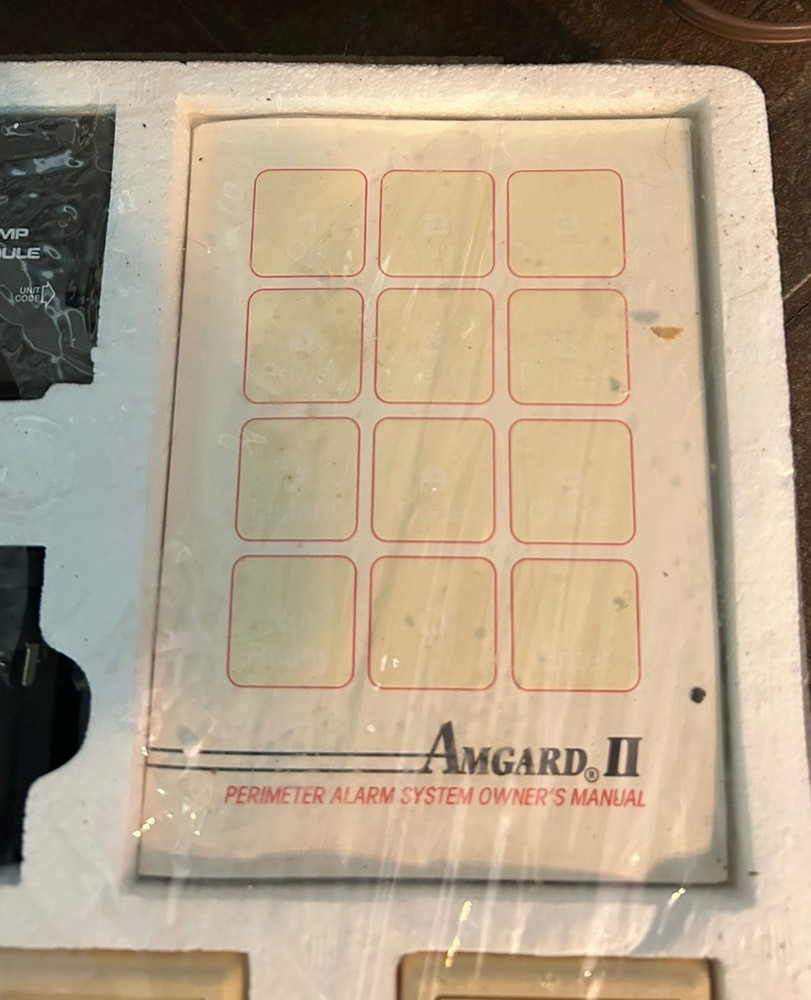 Vintage Amgard II Wireless Security System