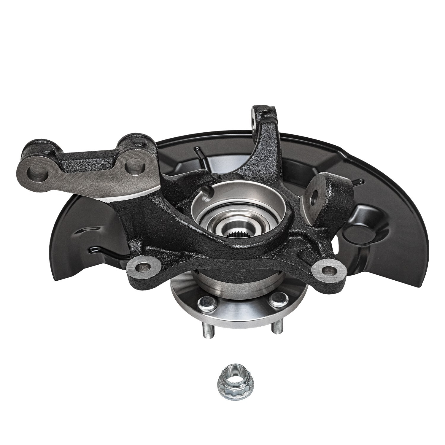 Front Steering Knuckle+Wheel Hub Bearing for 2012 2013 2014 - 2017 Toyota Camry