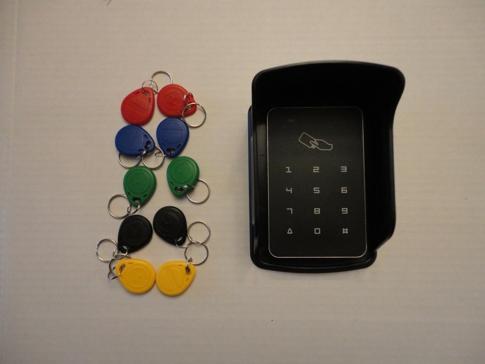 Gate Door Entry Access Control System Keypad Keyfob Rain Cover Kit Set Rainproof