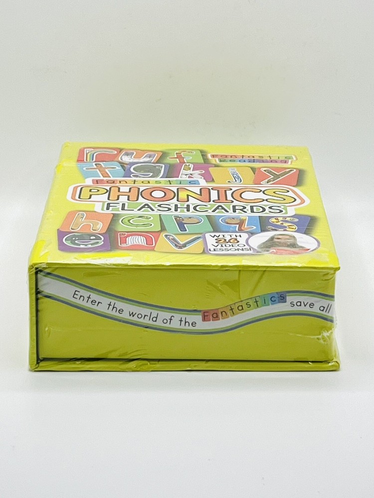 Phonics Flashcards w/ Interactive Video Lessons Children Educational Reading NEW