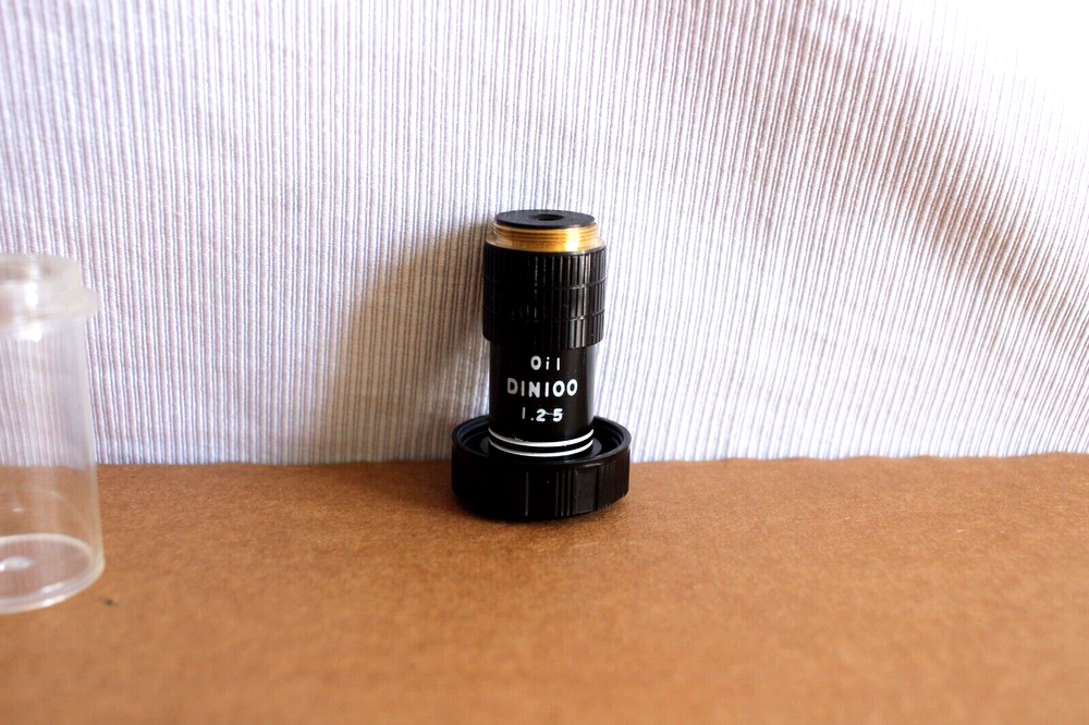 SWIFT DIN 100 1.25 OIL MICROSCOPE OBJECTIVE -USED