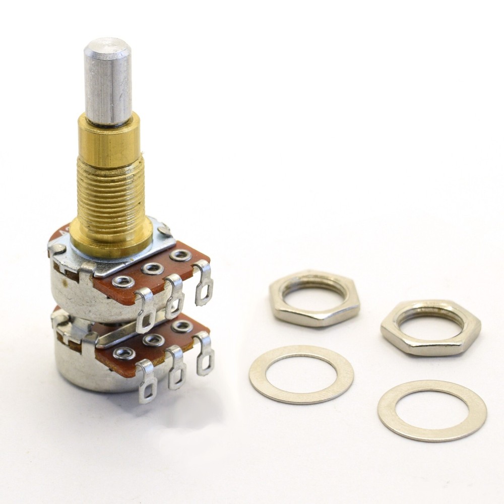 Alpha Potentiometer A250K Concentric Stacked Dime Size Pot