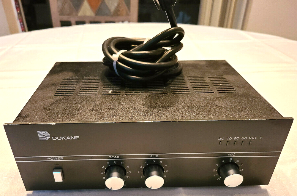 Dukane 1A1410 Audio PA Microphone Power Amplifier