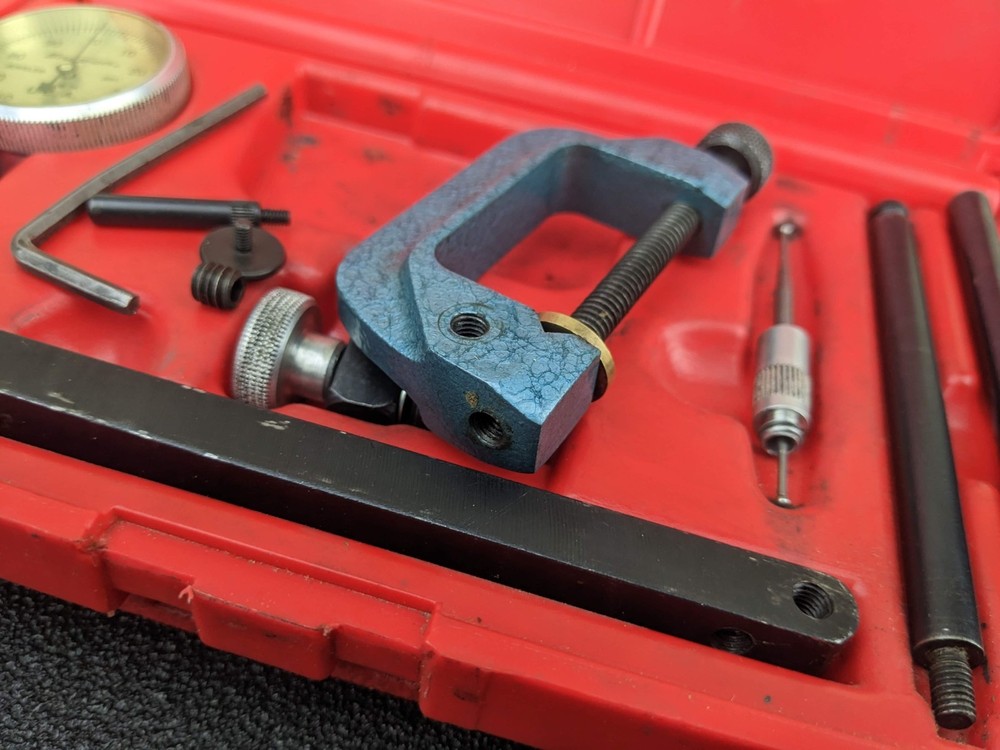 #bn722 Snap-On Tools Dial Test Set PMF 135 in Case
