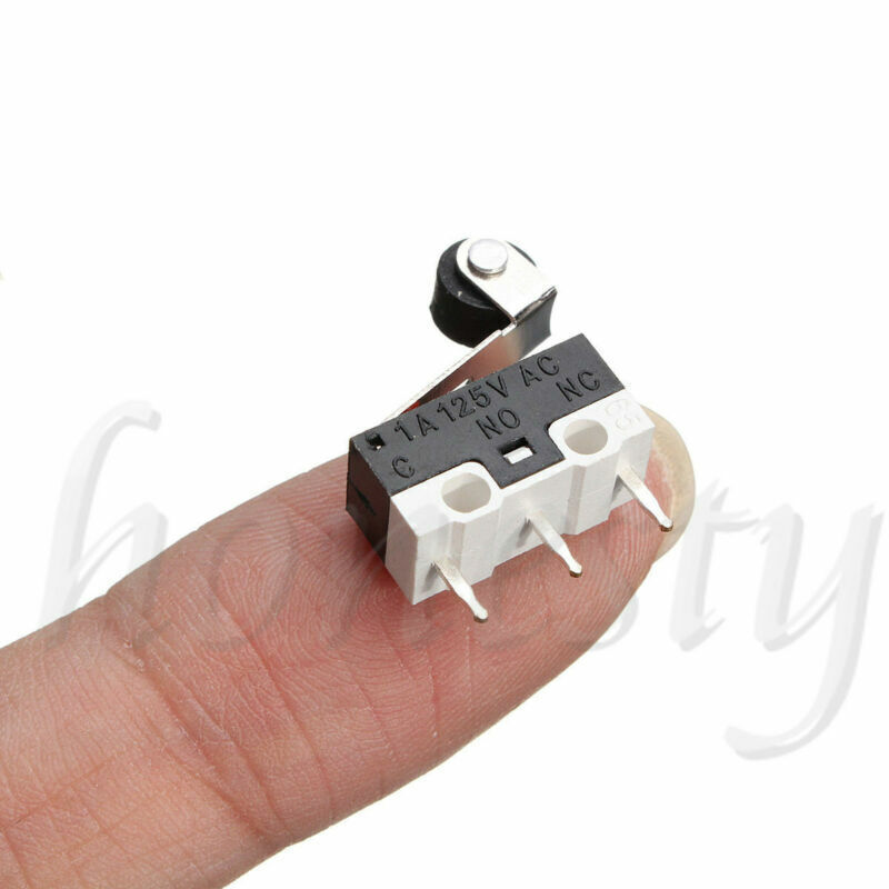 15X Ultra Mini Micro Switch Roller Lever Actuator Microswitch SPDT Sub Miniature