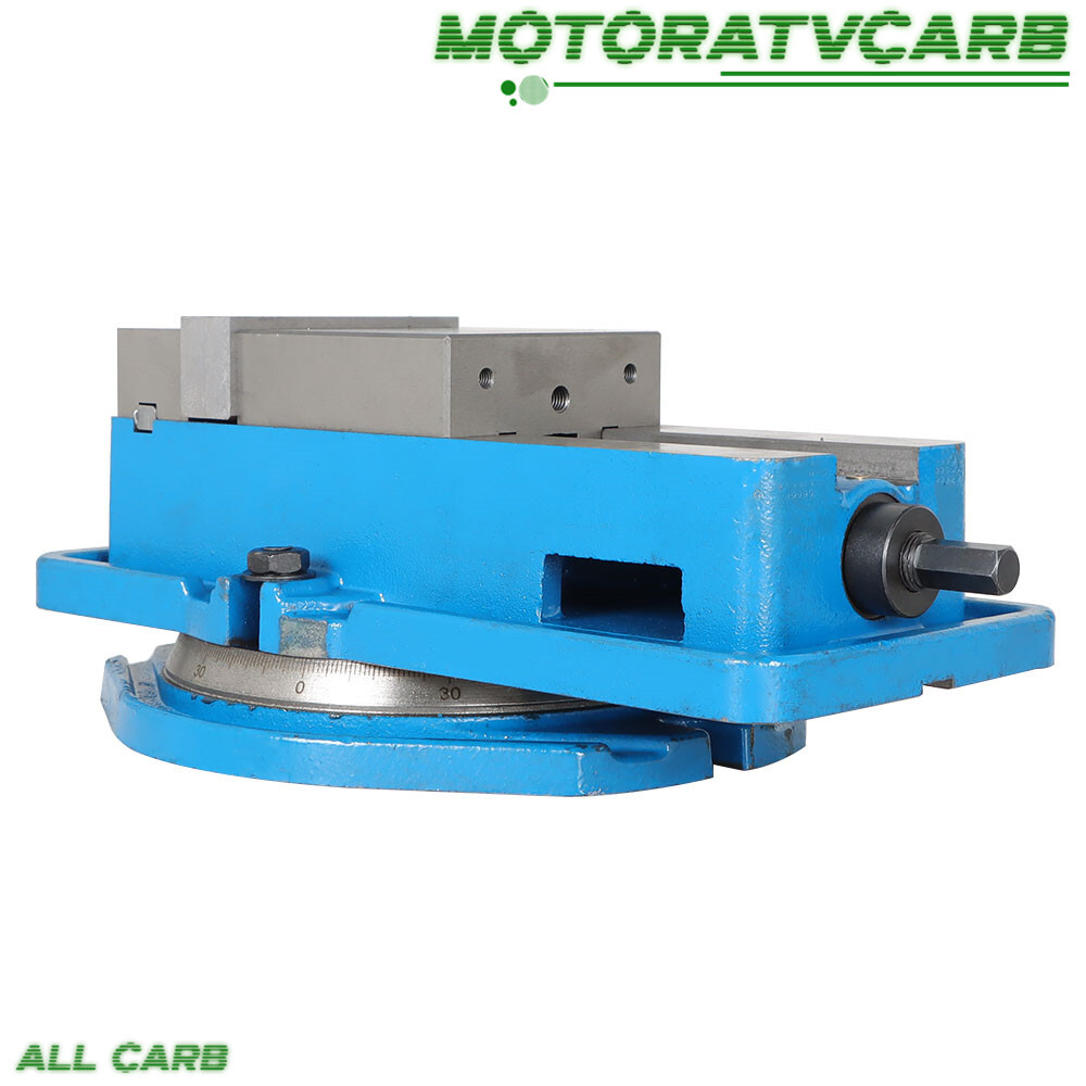 ALL-CARB 4" Lockdown Vise Precision Milling Machine Bench Clamp Vice With Base