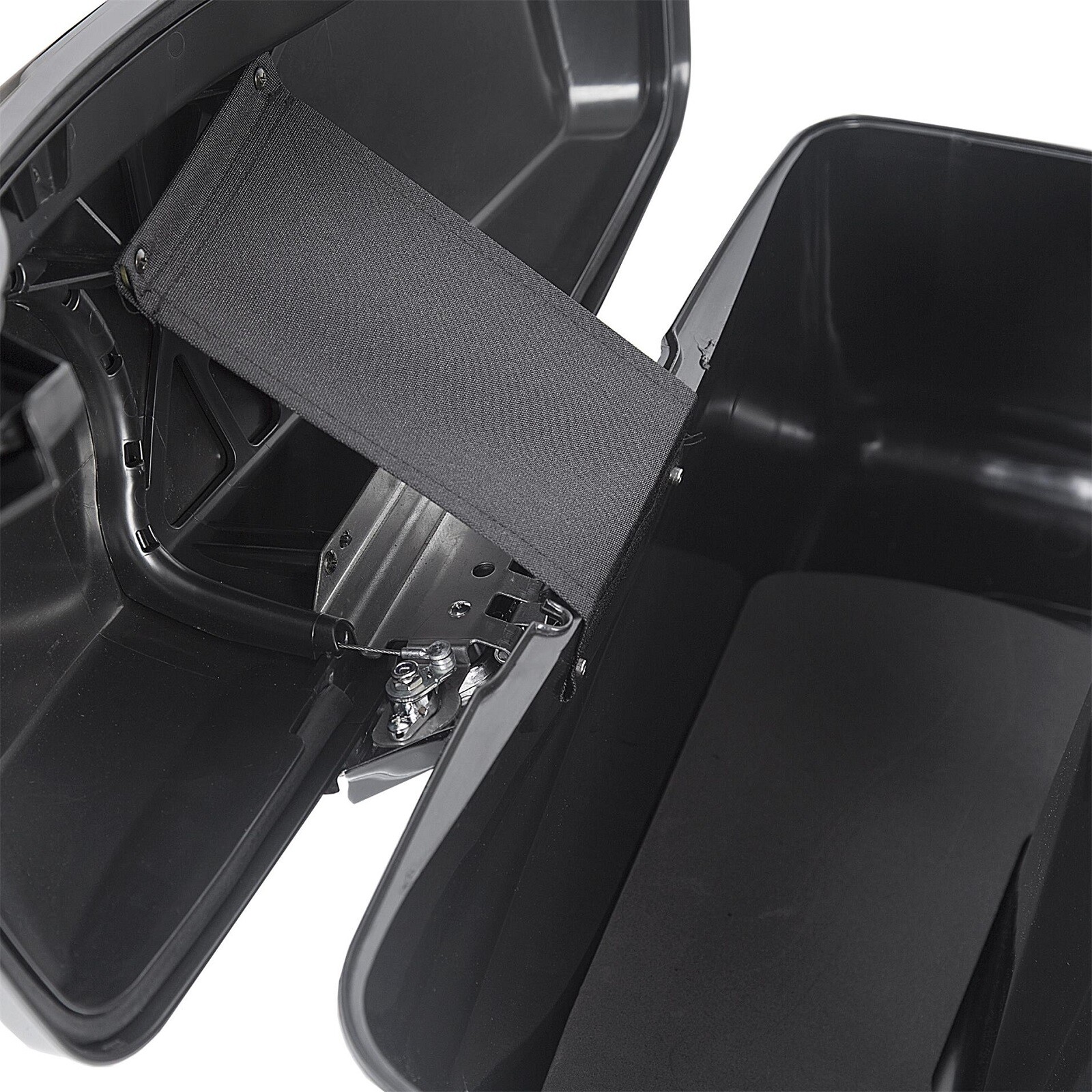 Hard Saddle Bags W/Latch For Harley Touring Road King Street Electra Glide 93-13