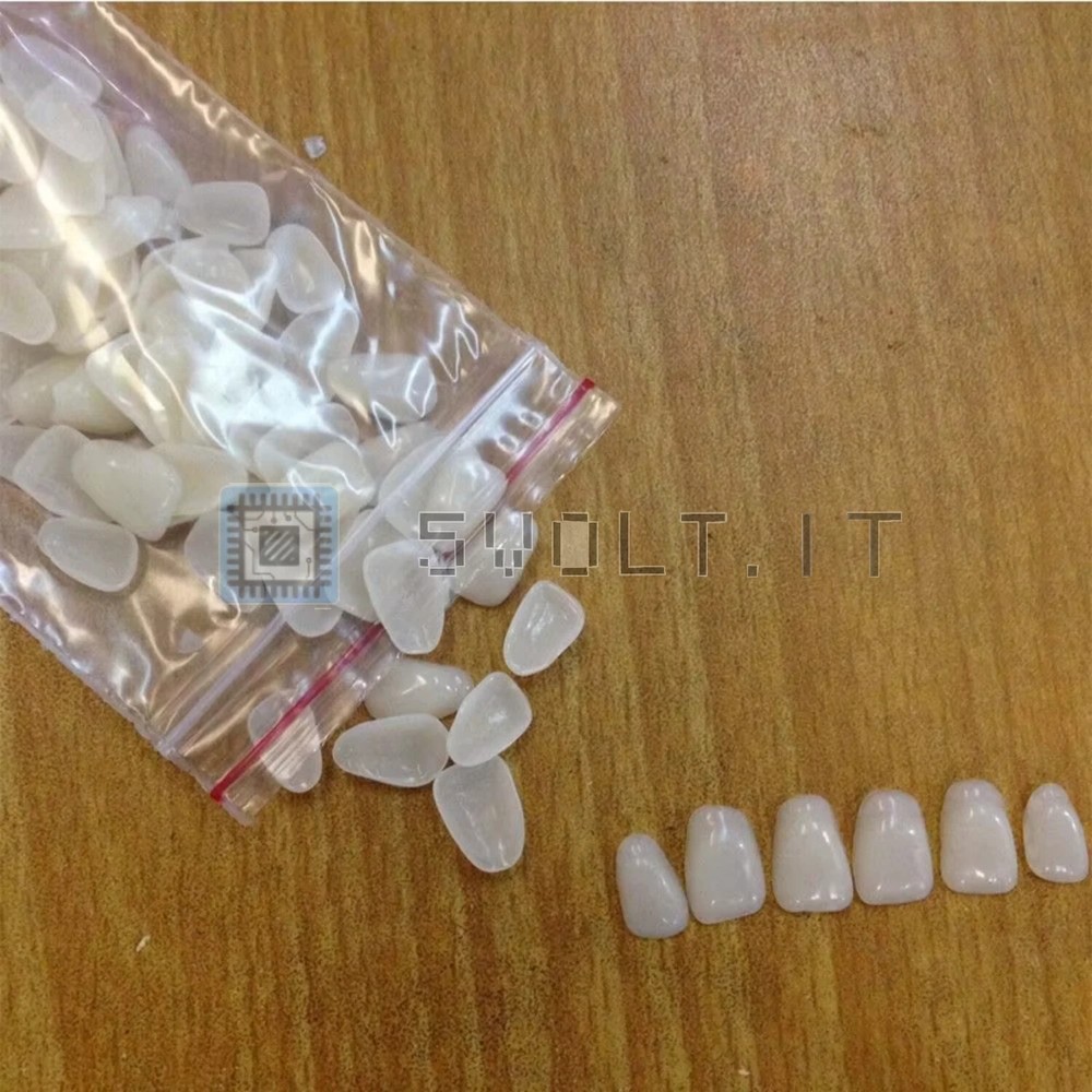 70pcs Ultra-thin Super White Teeth Resin Veneers