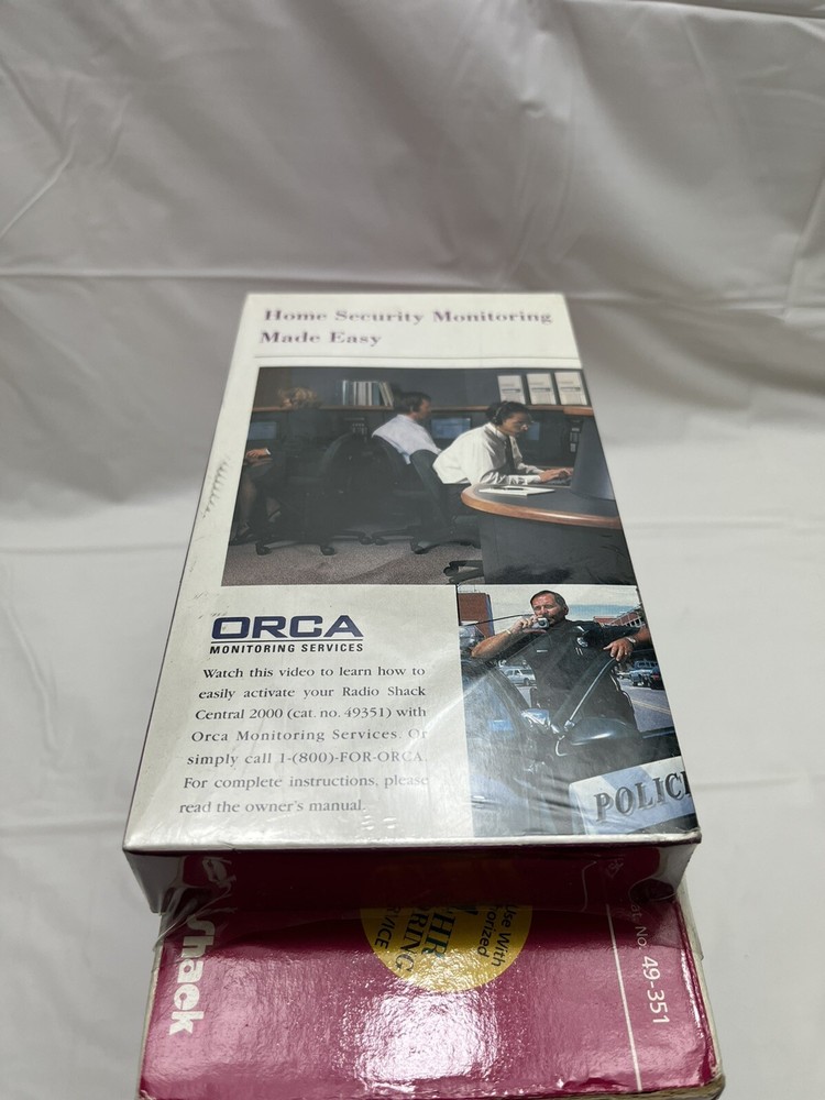 Radio Shack Monitored Motion Detector Security System 49-351 Sealed