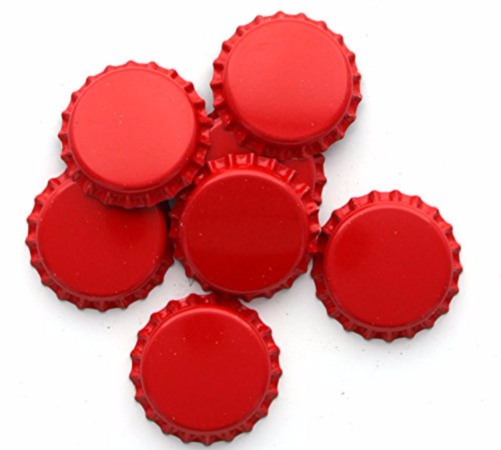 Crown Caps With Oxy-Liner-576 Caps (Red)