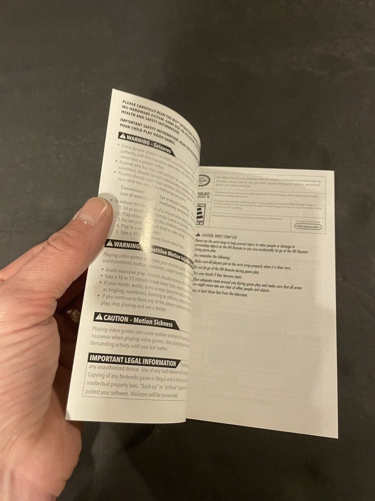 my sims wii Manual only
