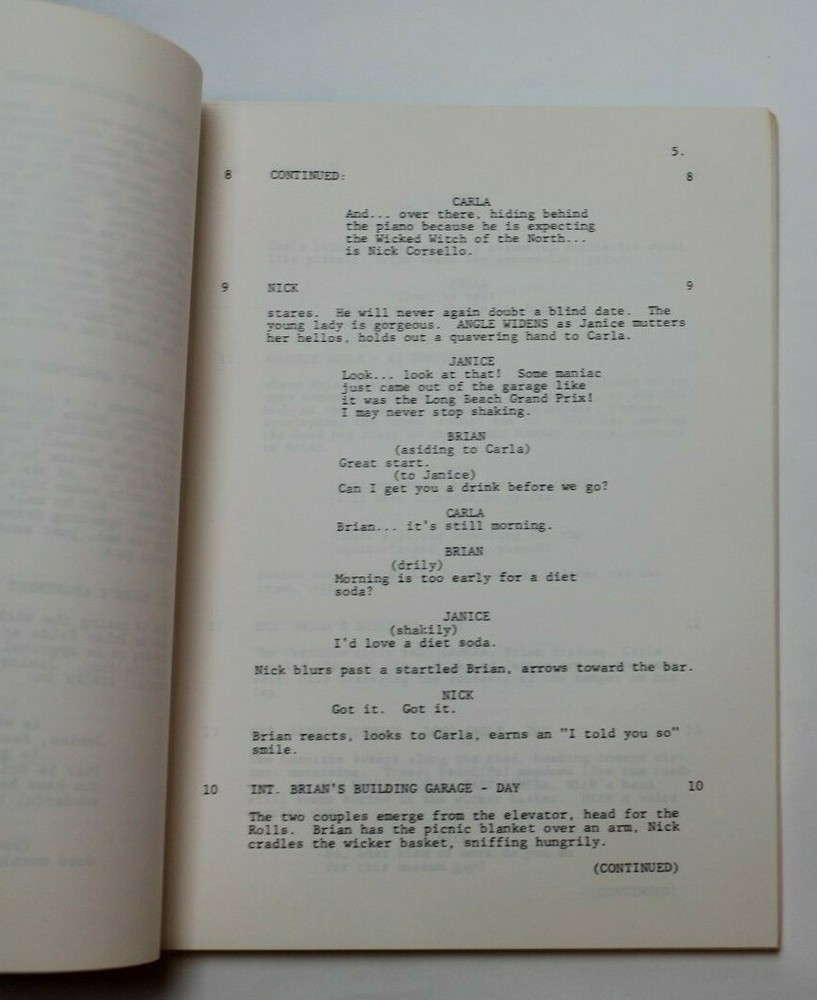 THE DEVLIN CONNECTION / Howard Berk, 1985 TV Script "The Corpse in the Corniche"