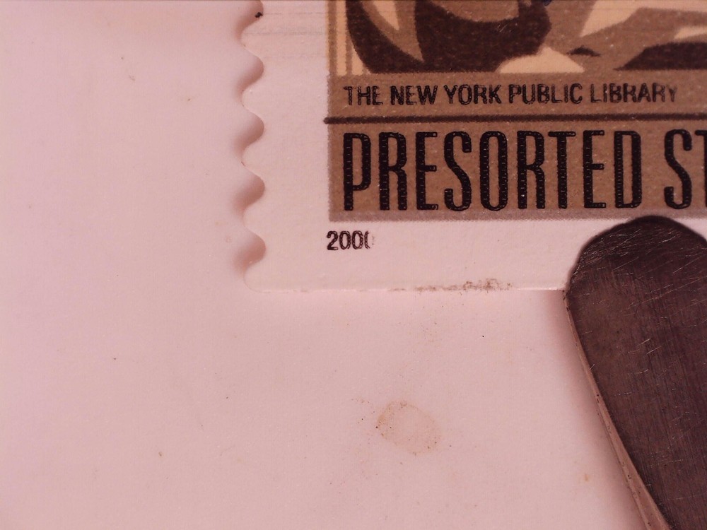 Perfectly Flawed- EFO US Presorted Std SN 3447 - 2000 - Print Partially Missing