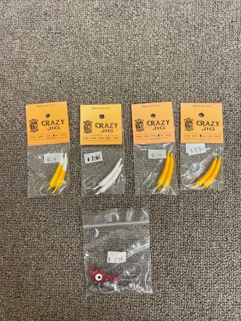 Lot Of 20 Crazy Jig, Tsunami, Eagle Claw & Misc.