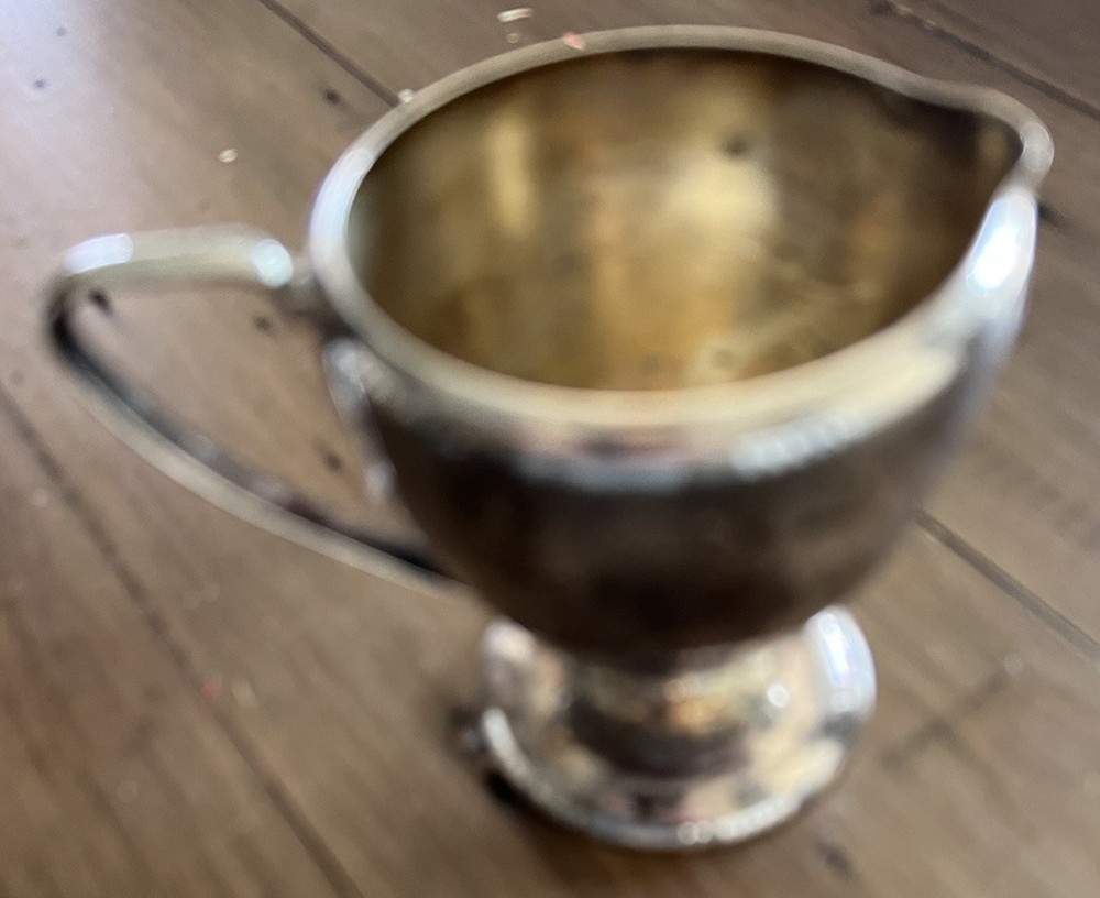Vintage Silver-Plated Creamer Cup