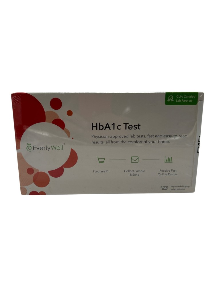Everlywell At-Home HbA1c Lab Test Kit