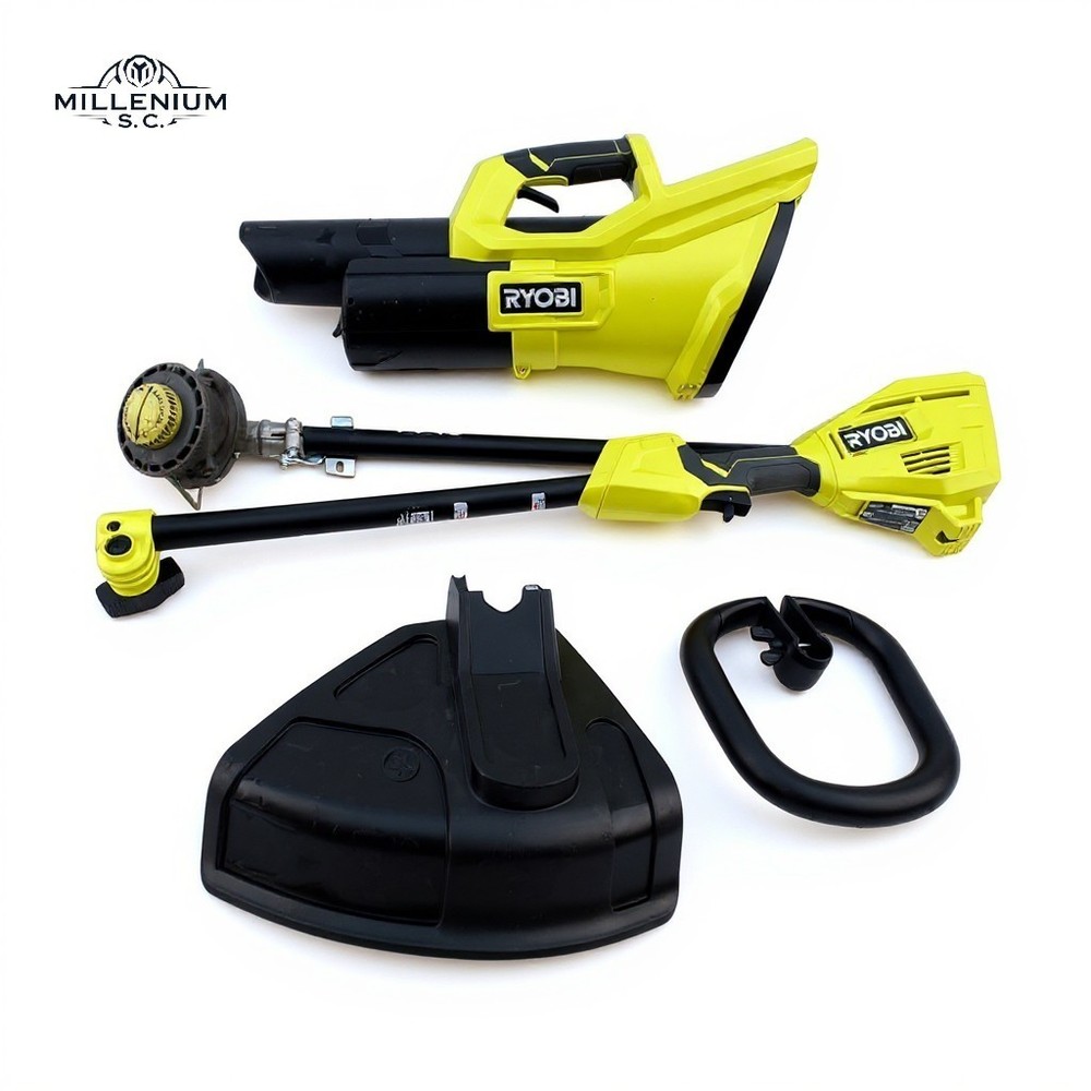 RYOBI 40V 15" String Trimmer & 550 CFM Blower Combo Kit - TESTED - Bare Tool