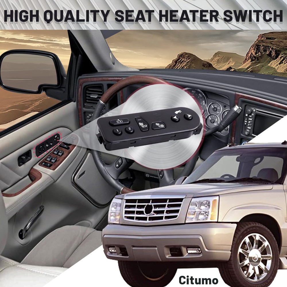 Silverado/Escalade Driver Side Seat Switch with Pedal Height Adjustment