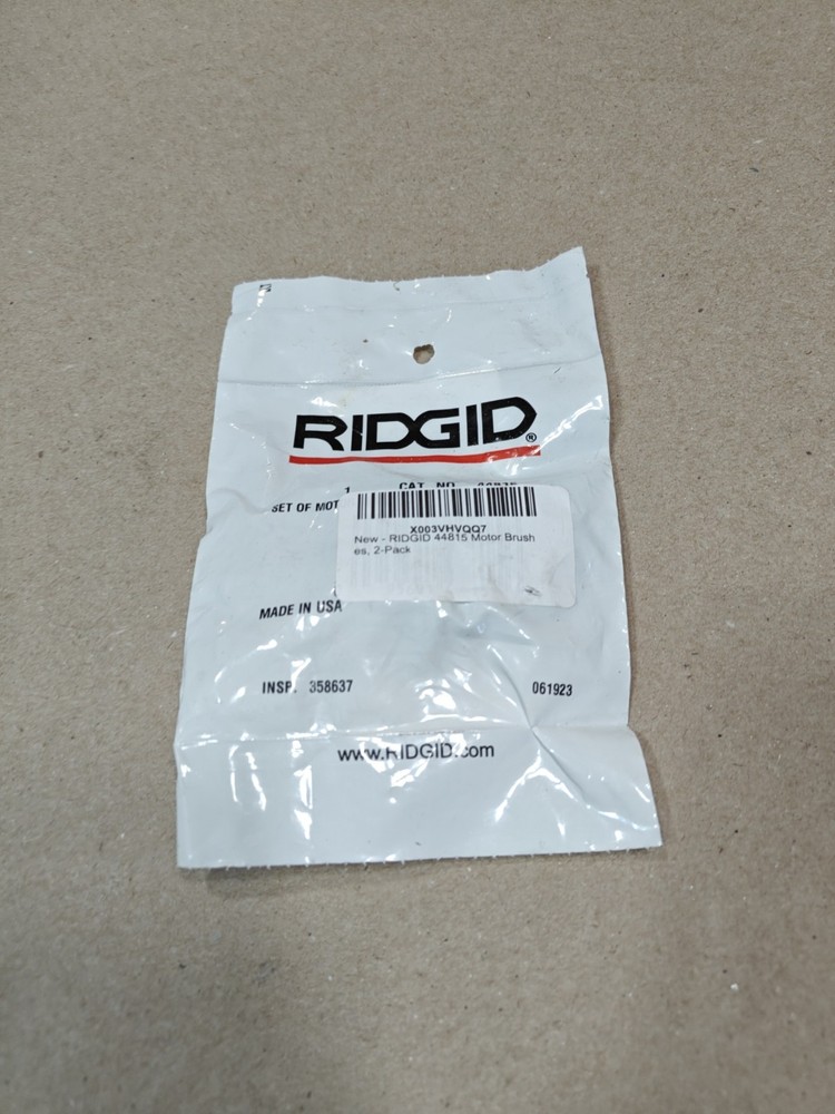 Ridgid 44815 Motor Brushes E1900X 2 Piece Set