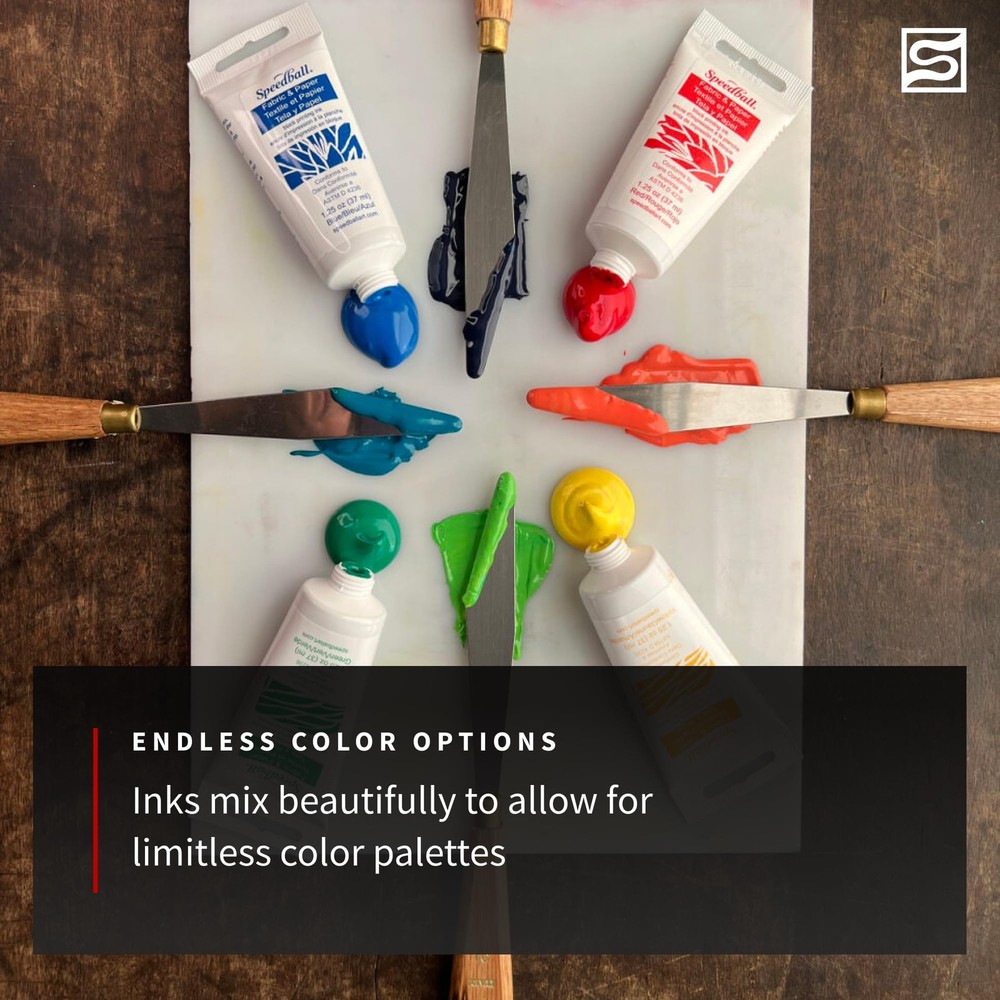 Fabric Block Printing Ink, 2.5-Ounce, Cornsilk